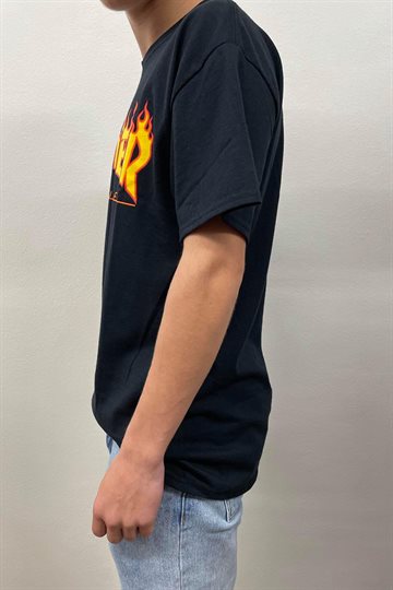 Thrasher T-shirt - Flame - Svart